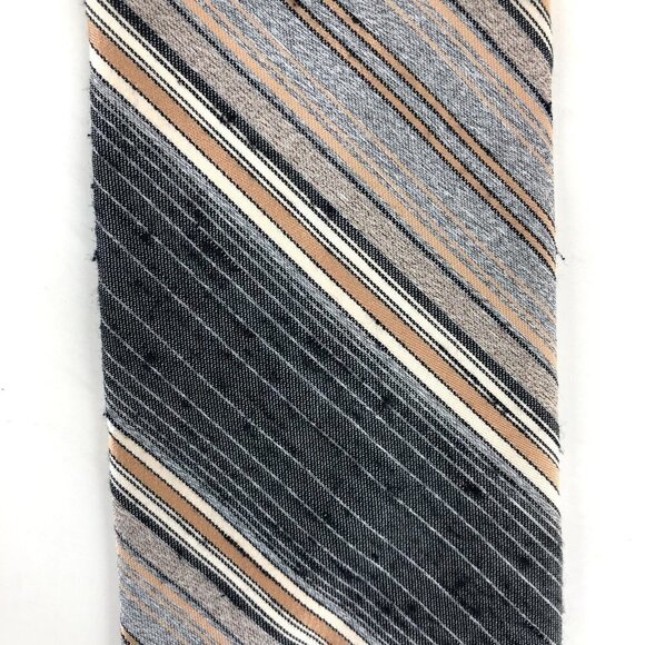 2 Christian Dior Monsieur‎ Vintage Diagonal Stripe Ties - Picture 10 of 15